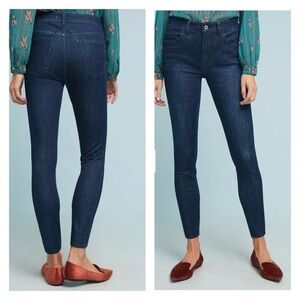 Anthropologie‎ Pilcro High Rise Denim Legging Stretch Dark Wash Skinny
